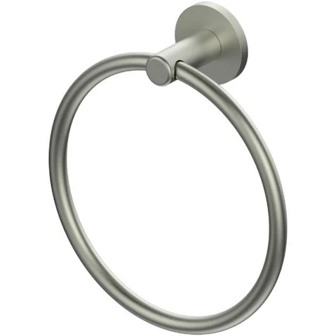 Greens Zola Towel Ring - Brushed Nickel