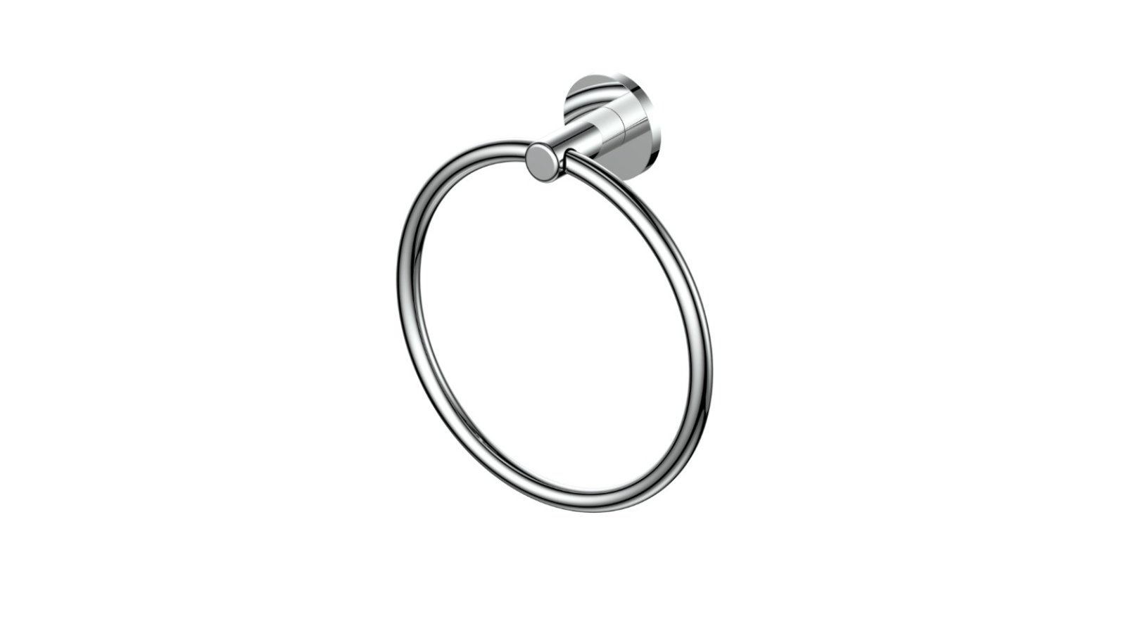 Greens Zola Stainless Steel Towel Ring - Chrome