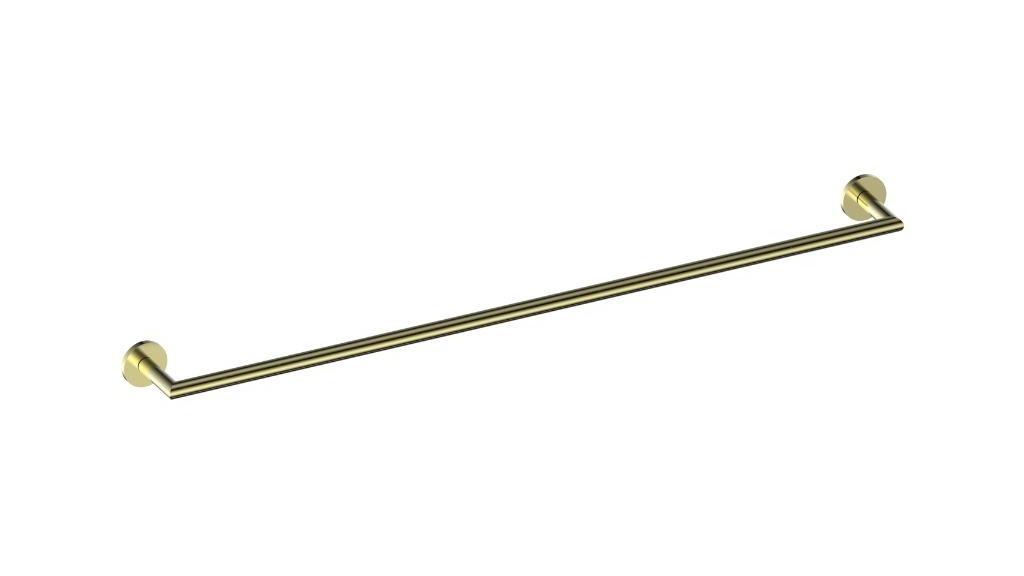 Greens Zola 600mm Single Towel Rail - Brushed Brass