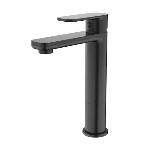 Caroma Luna Mid Basin Mixer Low Lead - Black