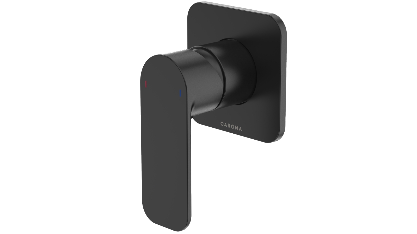 Caroma Luna Bath/Shower Mixer Black Harvey Norman