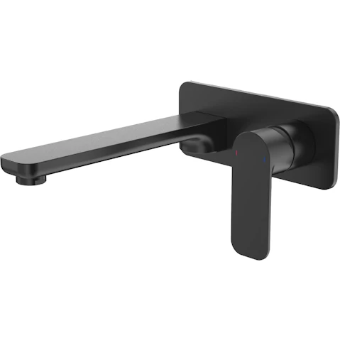 Caroma Luna Wall Bath/Basin Mixer Low Lead - Black