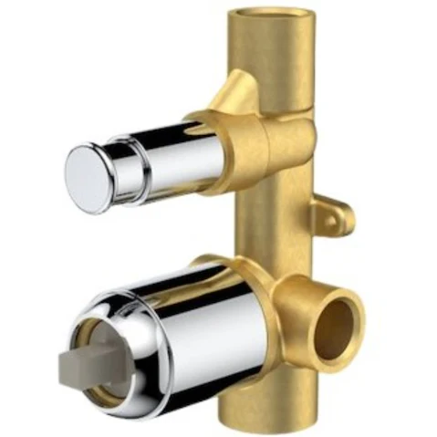 Caroma Luna Bath/Shower Mixer with Diverter In Wall Body