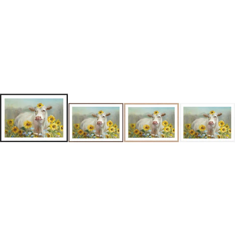La Grolla Farm and Field I Blue Sky Crop Frame Wall Art