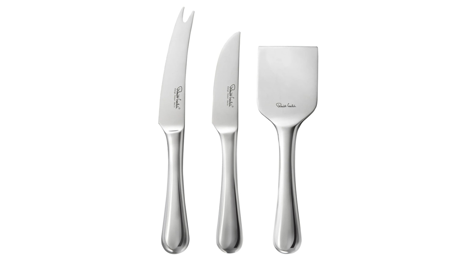 Robert Welch 3 Piece Stainless Steel Radford Cheese Chisel and Knives