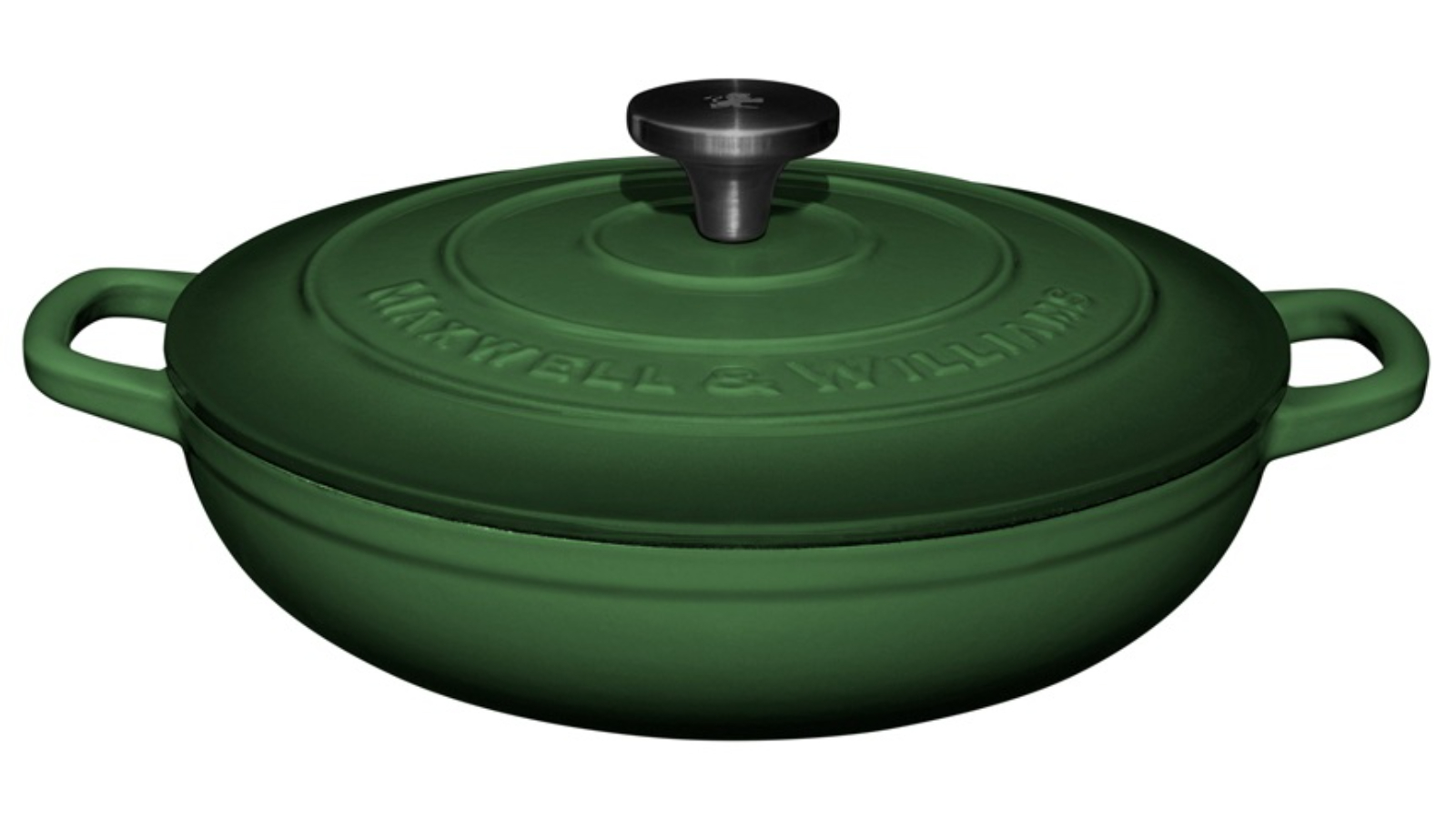 Maxwell and Williams 27cm / 3.3L English Racing Green Cast Iron Braiser