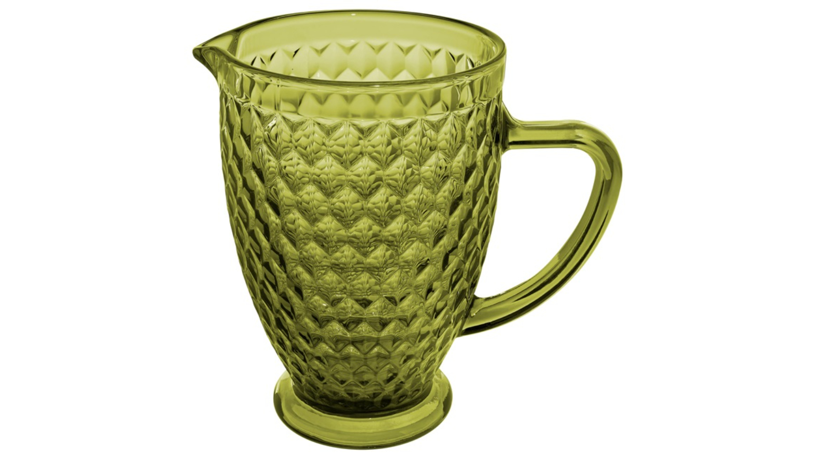 Casa Domani Green Caterina Glass Jug Gift Box - 1.3 Litre