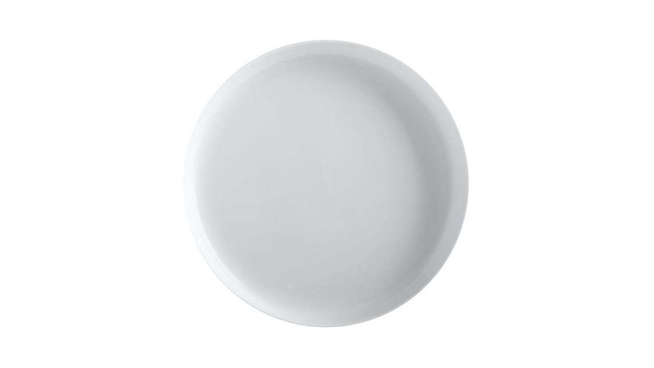Maxwell and Williams Porcelain Round White Basics High Rim Serving Platter - 28cm
