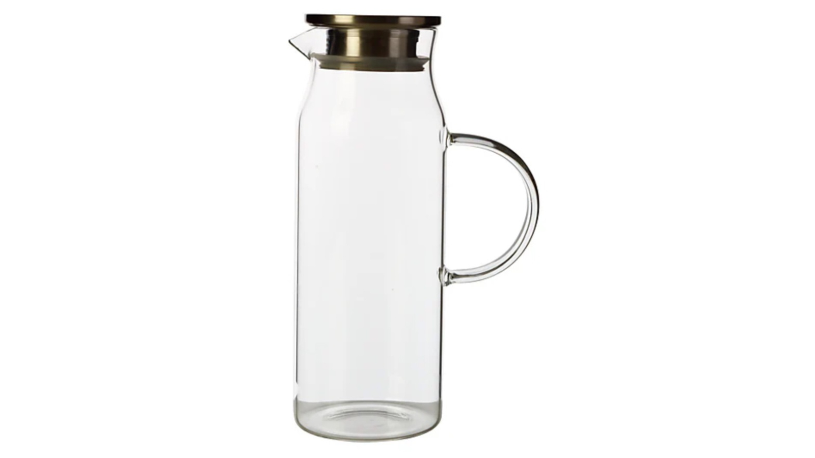 Maxwell and Williams Clear Glass Pitcher Jug with Lid - 1.5 Litre