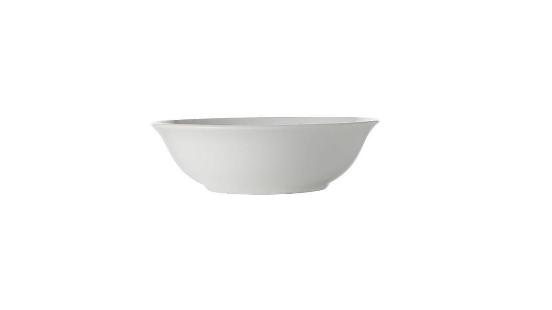 Maxwell and Williams 20 x 5.5cm Durable Porcelain Basics Soup/Pasta Bowl - White
