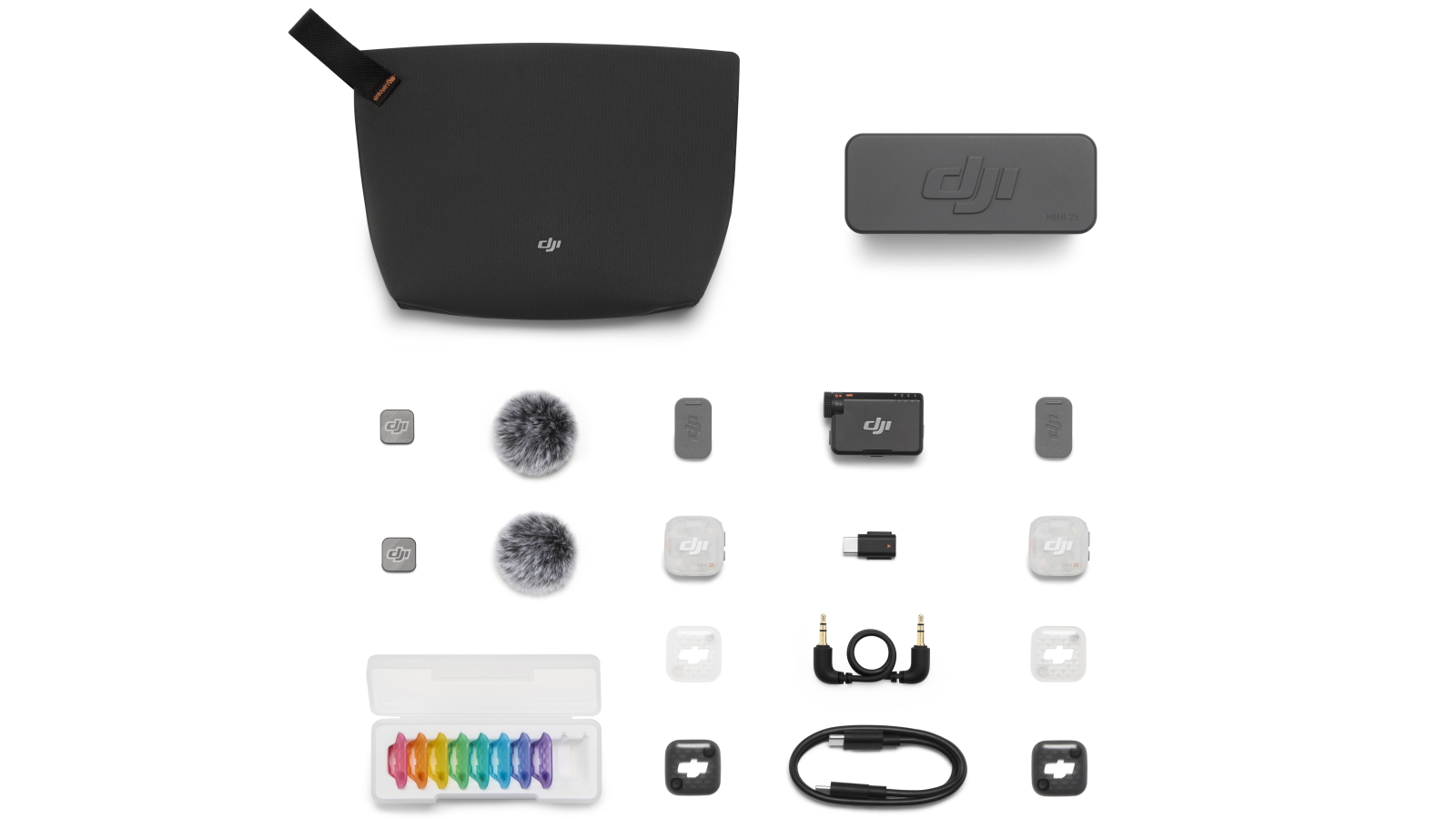 DJI Mic Mini 2S (2 TX + 1 RX + Charging Case) Wireless Microphone