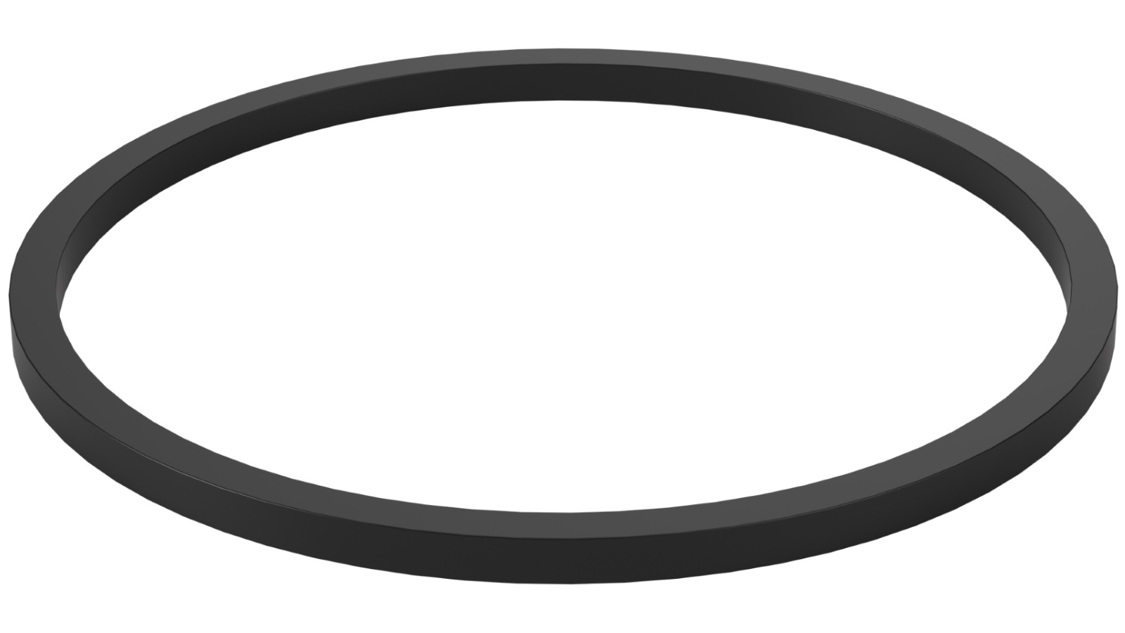 Caroma Liano II 400mm Round Basin Dress Ring - Matte Black