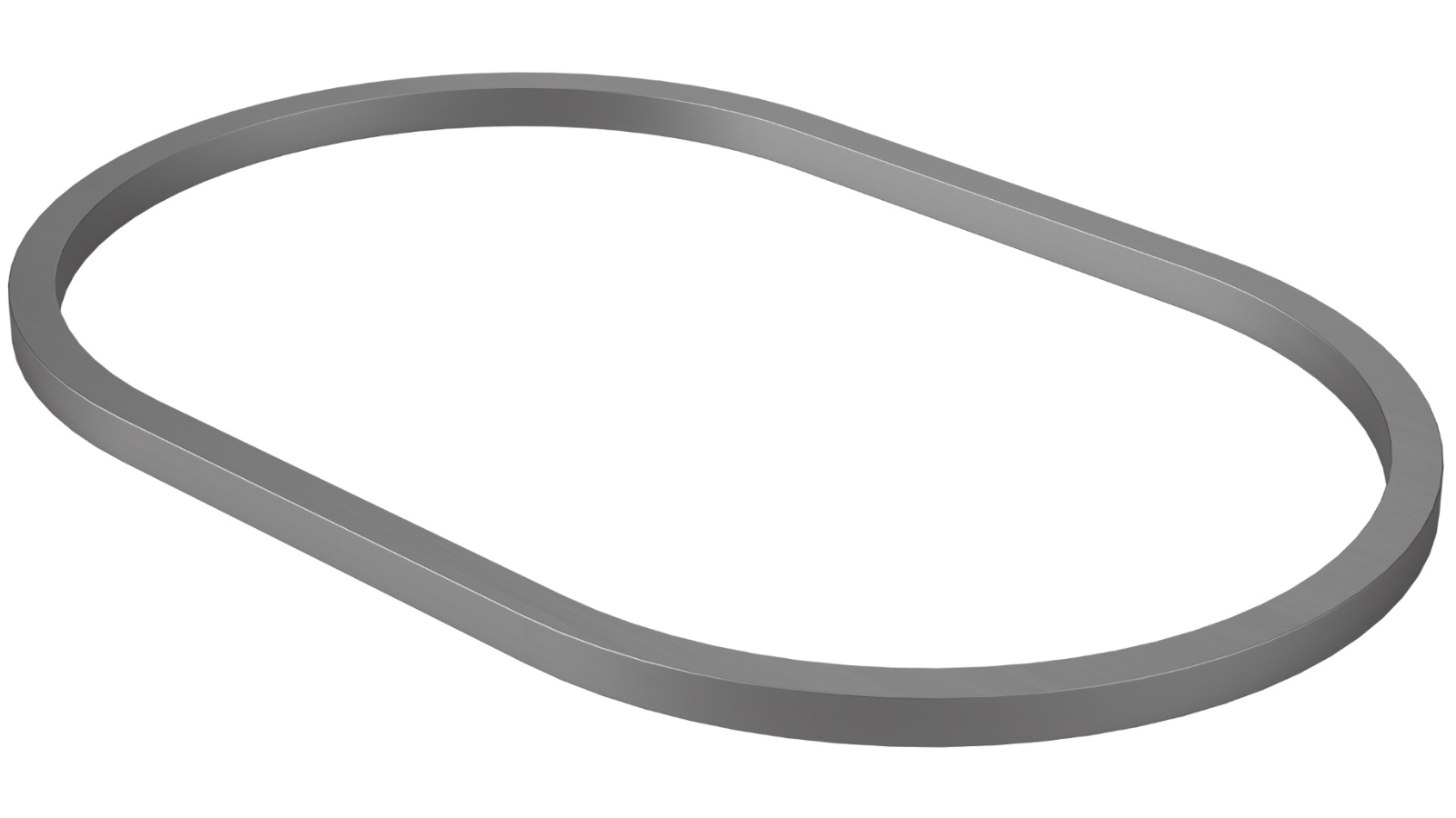 Caroma Liano II 530mm Pill Basin Dress Ring - Gunmetal