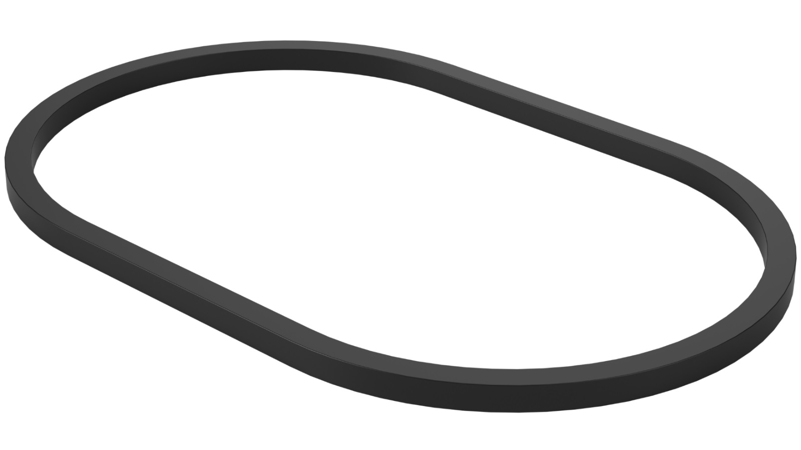 Caroma Liano II 530mm Pill Basin Dress Ring - Matte Black