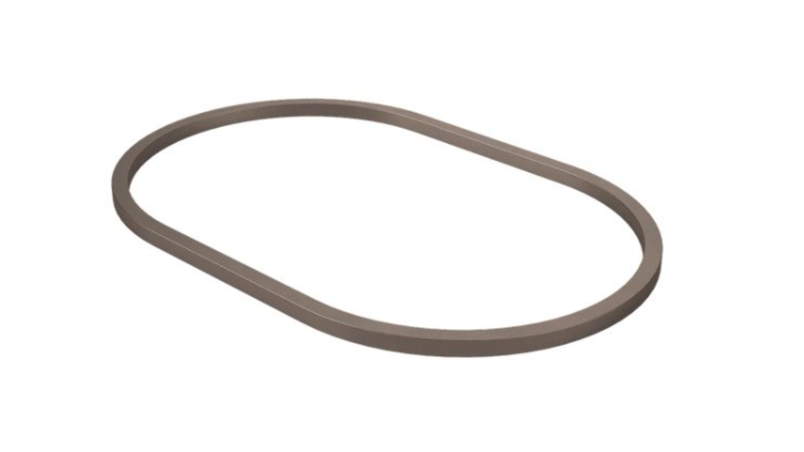 Caroma Liano II 600mm Pill Dress Ring - Brushed Bronze