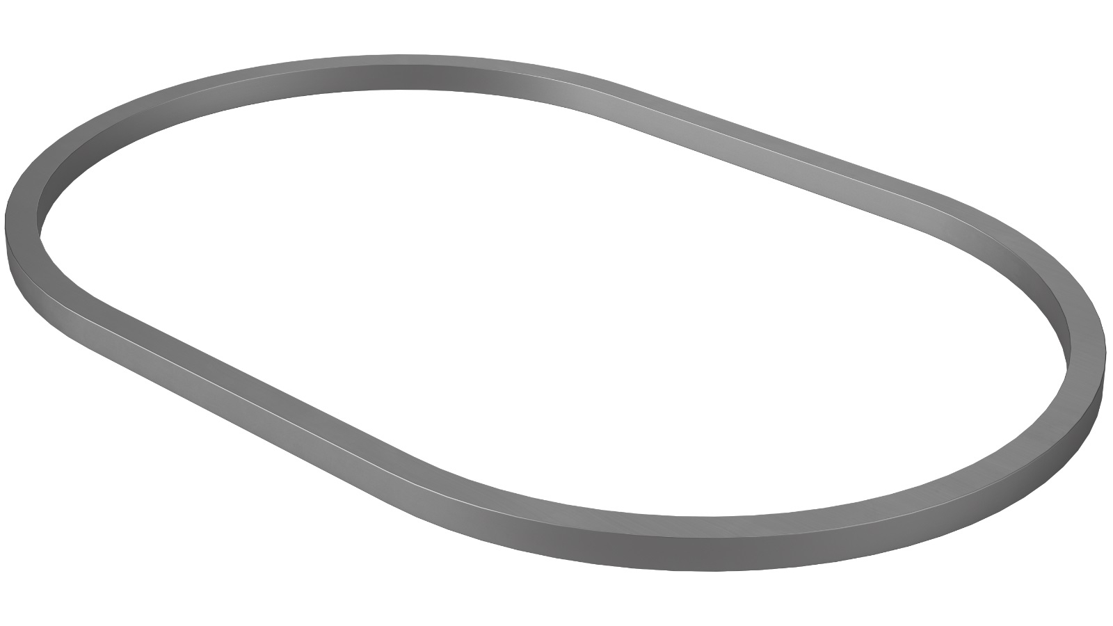 Caroma Liano II 600mm Pill Basin Dress Ring - Gunmetal