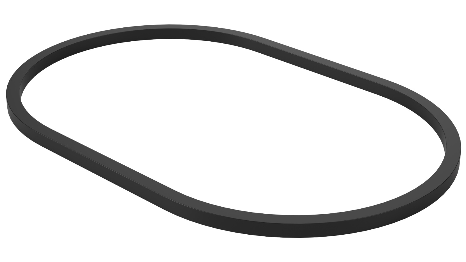 Caroma Liano II 600mm Pill Basin Dress Ring - Matte Black