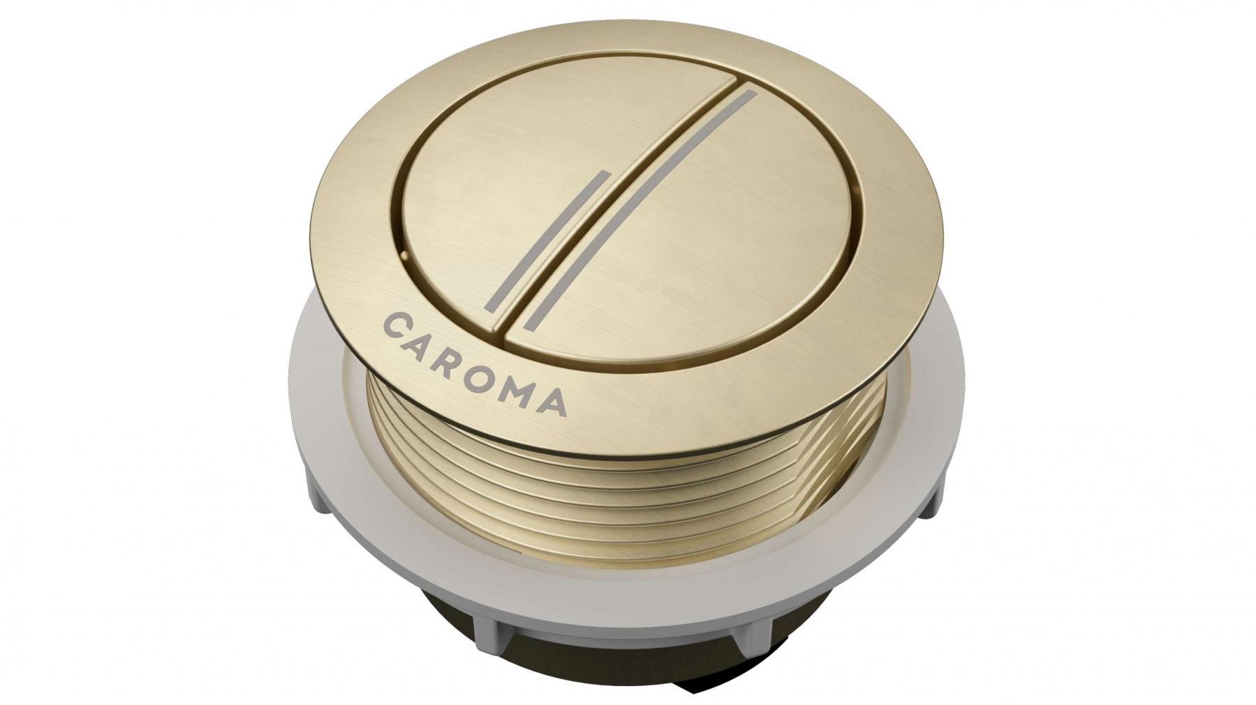Caroma Urbane II Flush Button Set - Brushed Brass