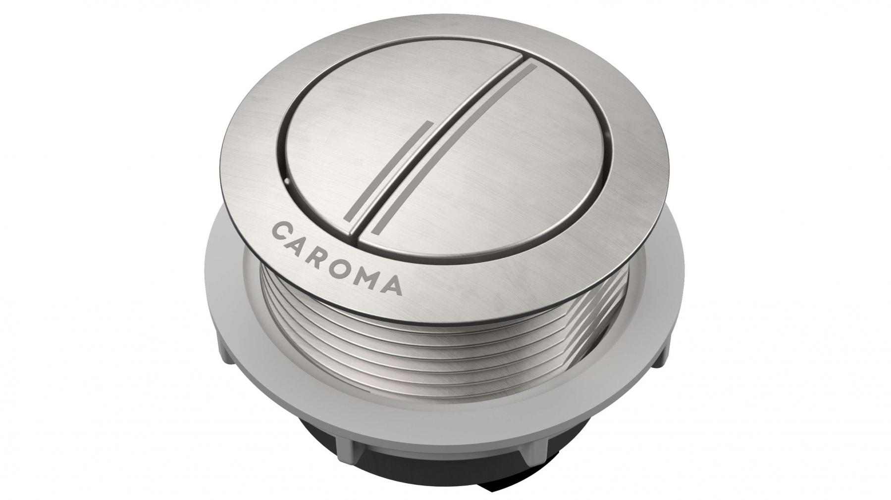 Caroma Urbane II Flush Button Set - Brushed Nickel