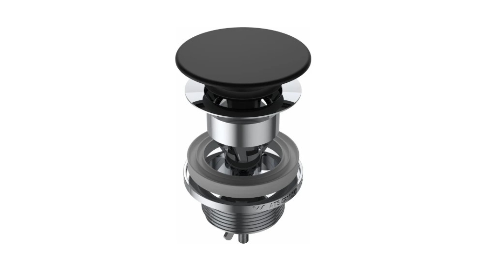 Caroma Urbane II Basin Dome Pop-Up Plug & Waste - Matte Black 