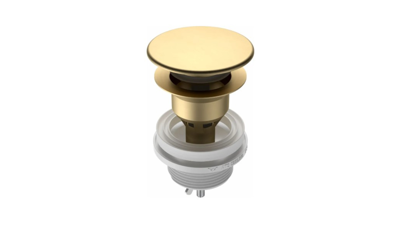 Caroma Urbane II Basin Dome Pop Up Plug & Waste - Brushed Brass