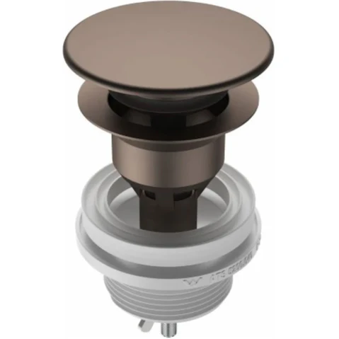 Caroma Urbane II Basin Dome Pop-Up Plug & Waste - Brushed Bronze