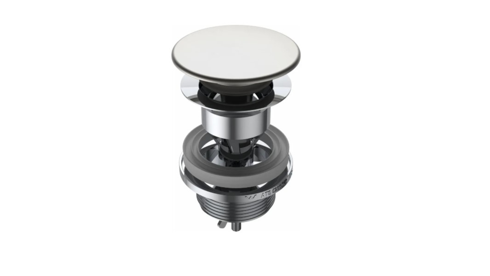 Caroma Urbane II Basin Dome Pop-Up Plug & Waste - Gunmetal