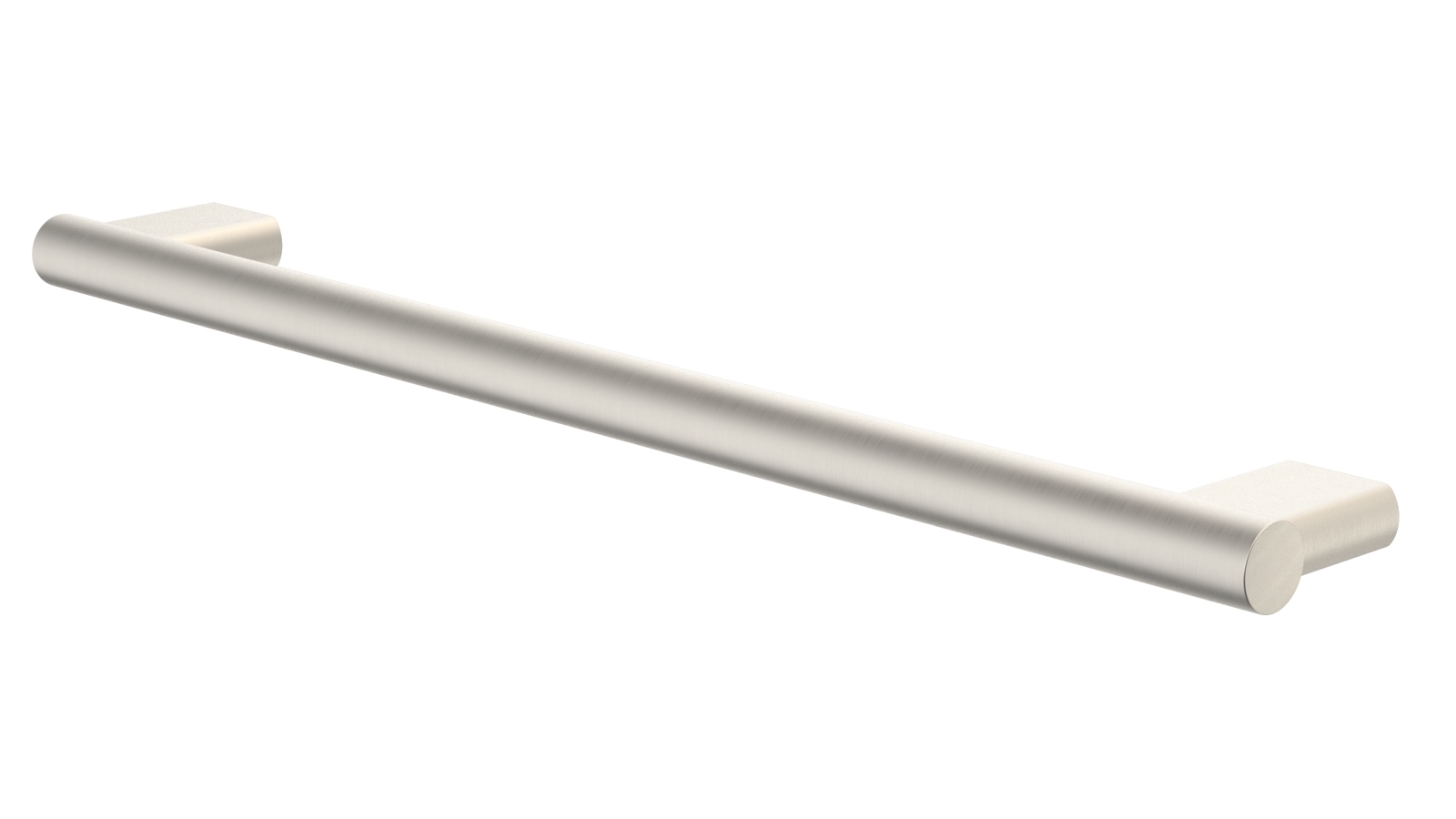 Caroma Opal Support Rail 600mm Straight - Brushed Nickel