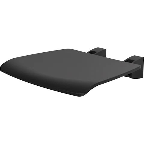 Caroma Opal Support Shower Seat Folding - Matte Black