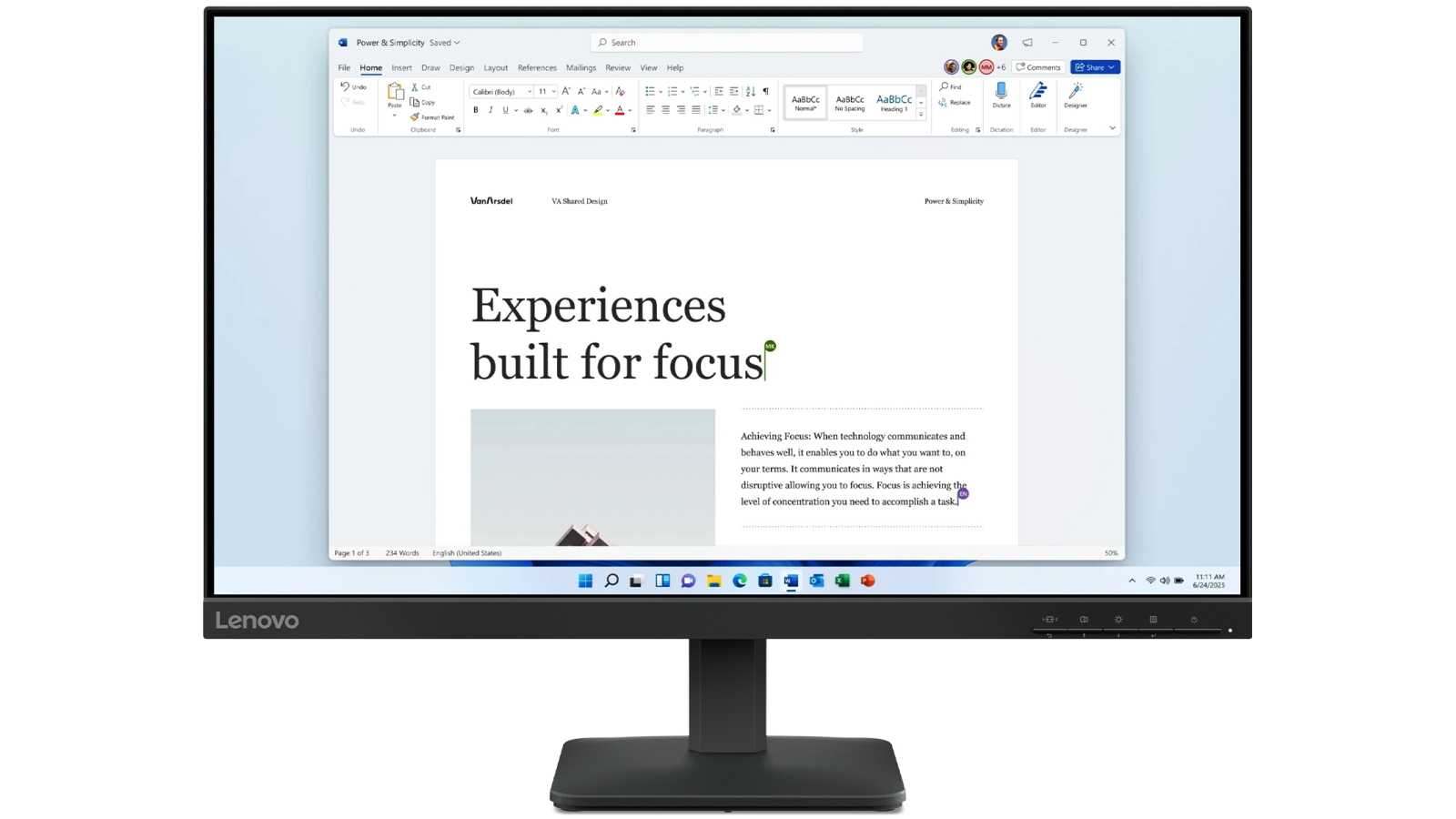 Lenovo L24-4e 23.8-inch FHD Monitor
