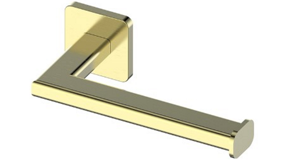 Greens Zuri Toilet Roll Holder - Brushed Brass
