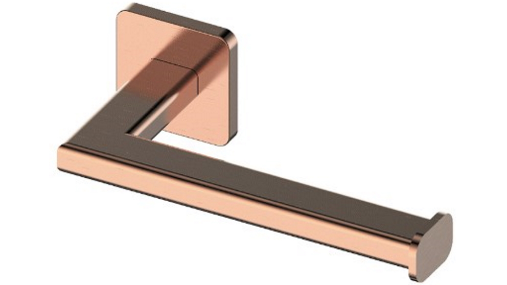 Greens Zuri Toilet Roll Holder - Brushed Copper