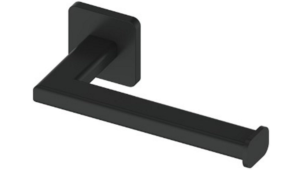 Greens Zuri Toilet Roll Holder - Matte Black