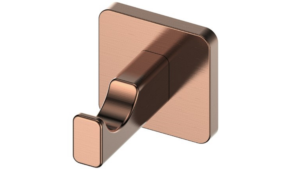 Greens Zuri Robe Hook - Brushed Copper
