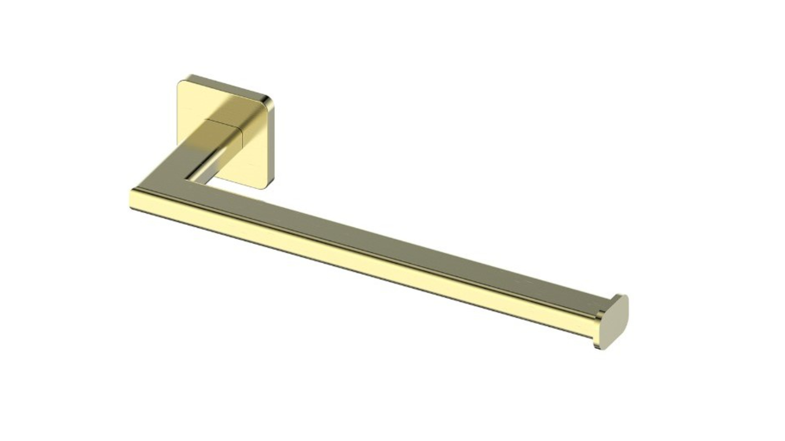 Greens Zuri Towel Holder - Brushed Brass