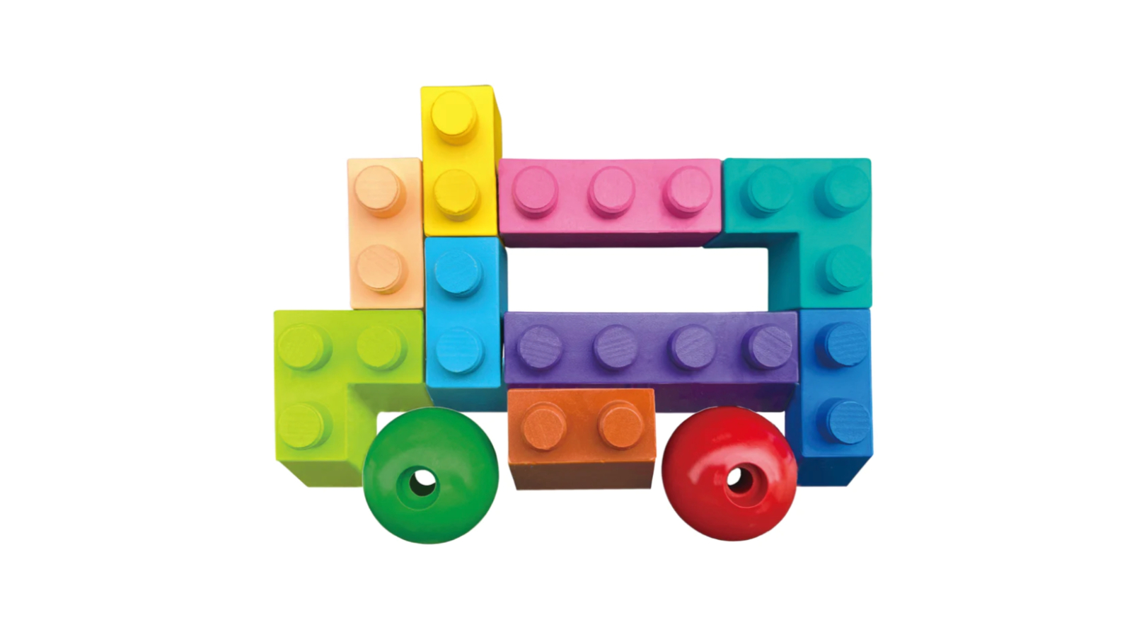 Jenjo Games Block Crayon - School Bus