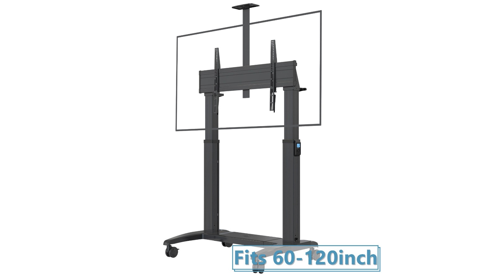 North Bayou T100 Electric Dual Column Lift Heavy-Duty Height Mobile TV Stand