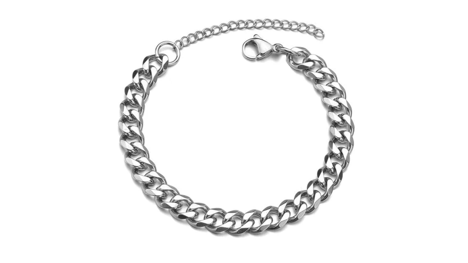 NNEOBA Stainless Steel Chain Bracelet for Men