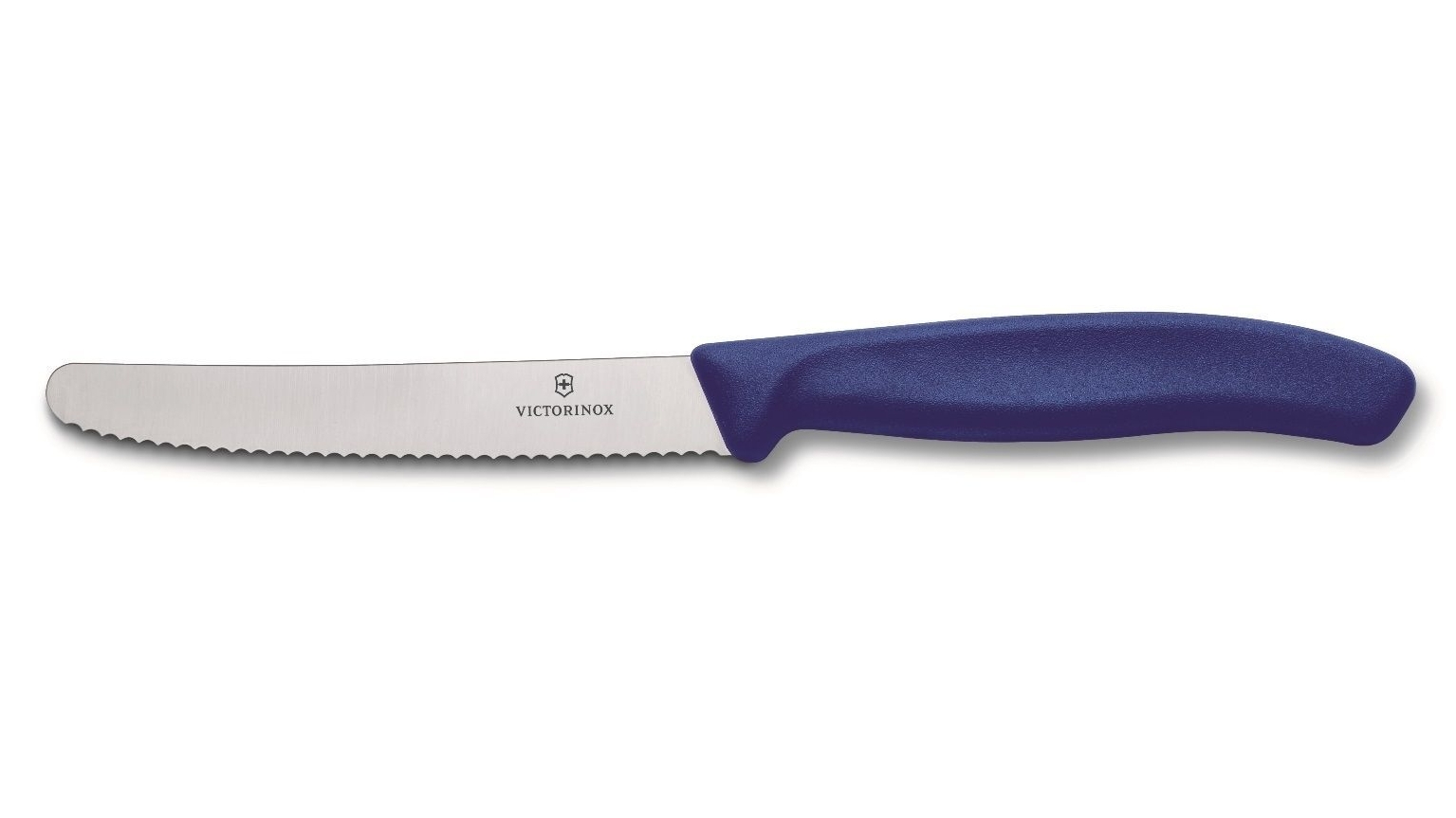 3x Victorinox Standard Wavy Edge Steak and Tomato Knife - Black