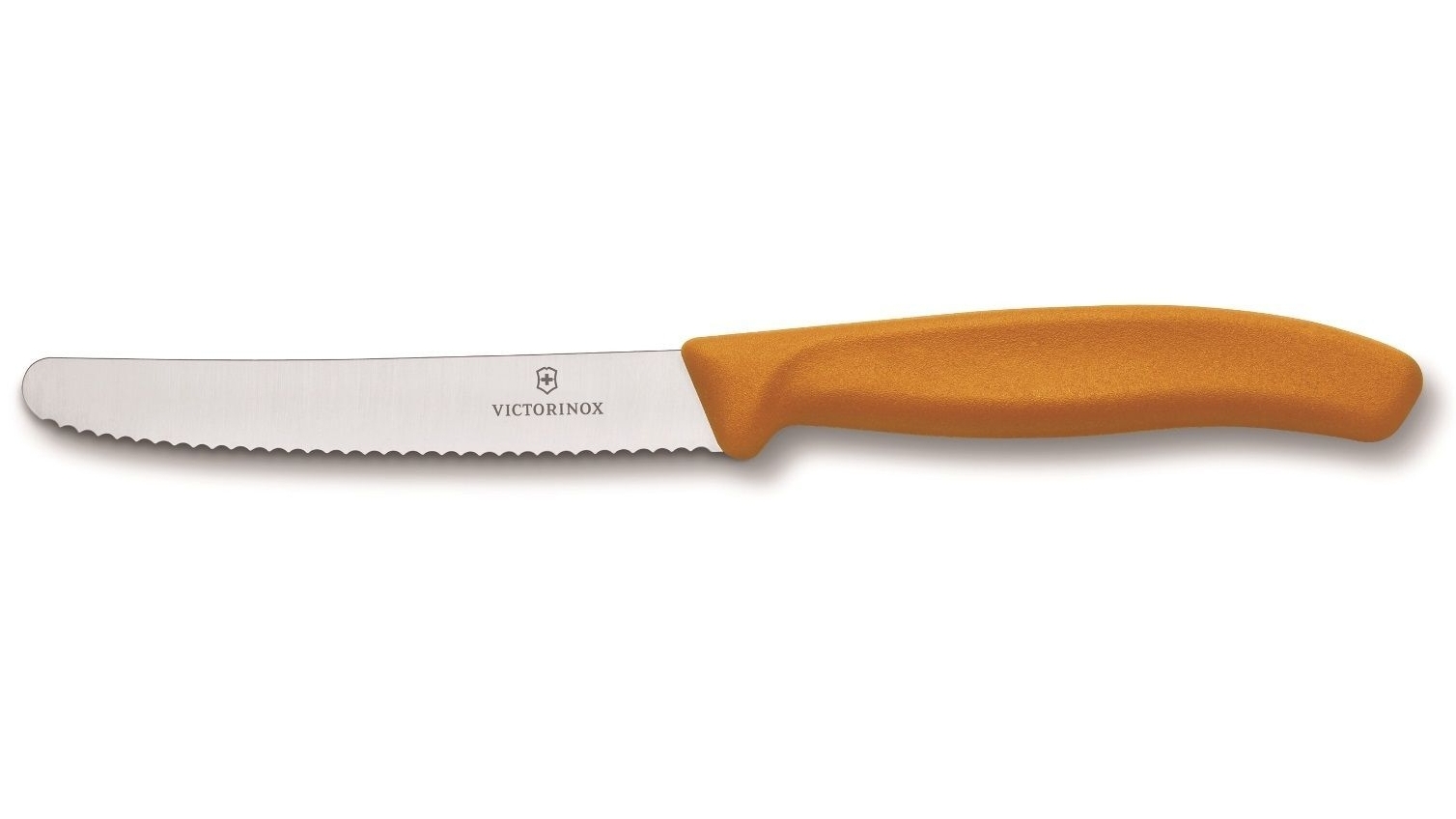 Victorinox Steak And Tomato Knife 11cm Wavy Edge - Orange