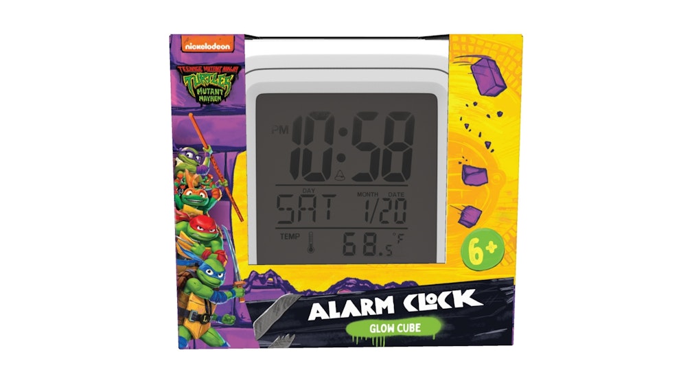 Teenage Mutant Ninja Turtles LED Light Alarm Clock | Harvey Norman