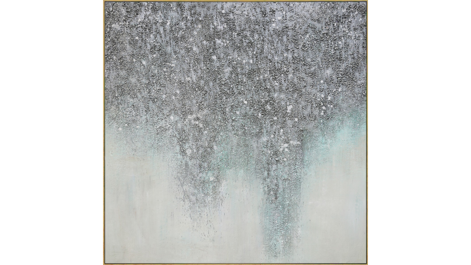 All 4 Kids 004 Modern Abstract Oil Hand Painted Wall Art with Frame - 80 x 80cm