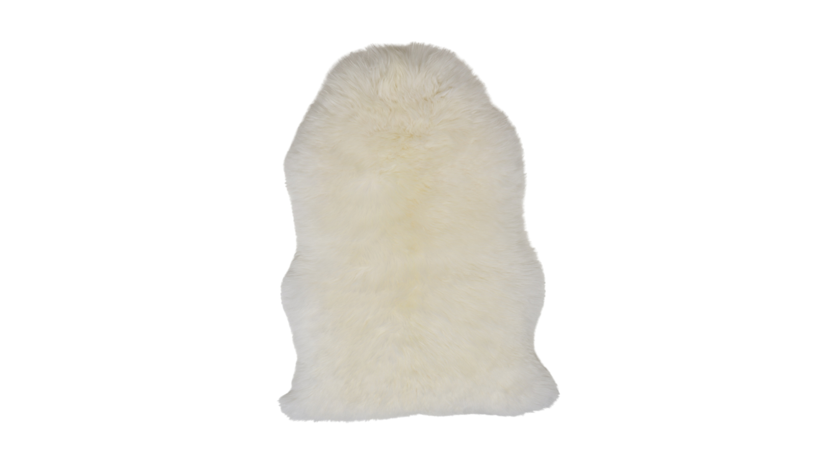 Naturally Sheepskins Single Long Wool Rug - Ivory
