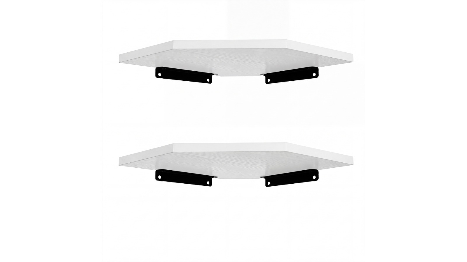 Levede 2 Piece Corner Floating Shelves Wall-Mounted Bedroom Rack