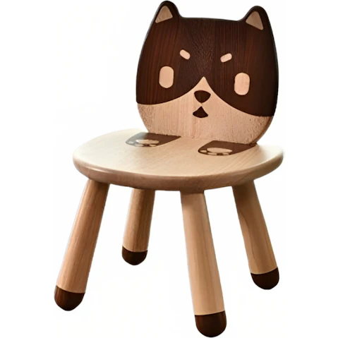 All 4 Kids My Little Kitten Solid Timber Table and Chair Set