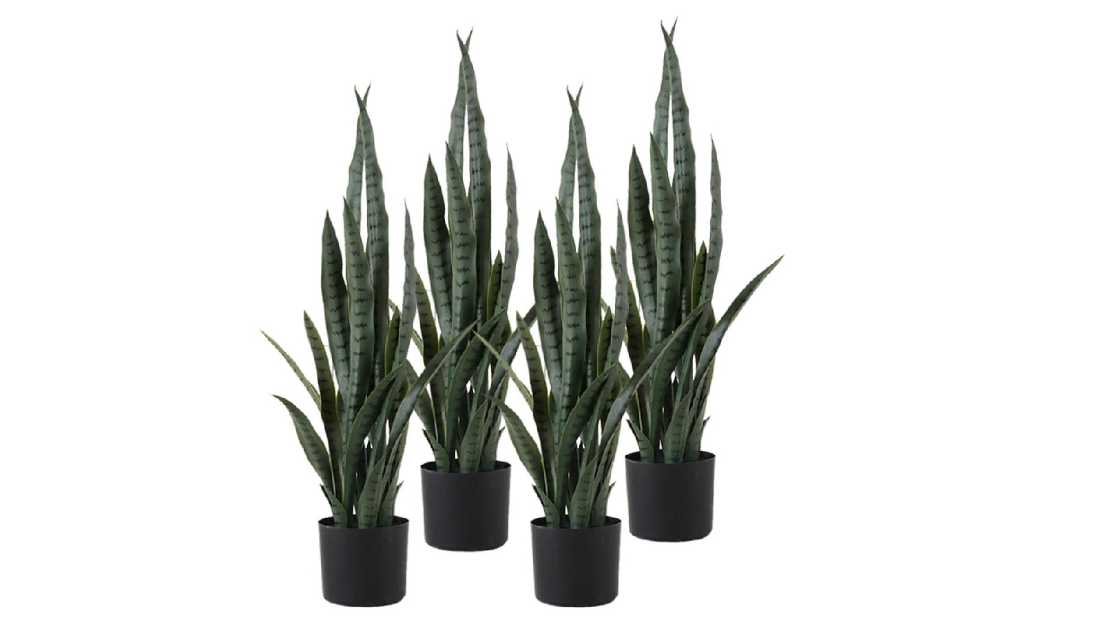 Soga 4-Piece 95cm Green Artificial Snake Plant