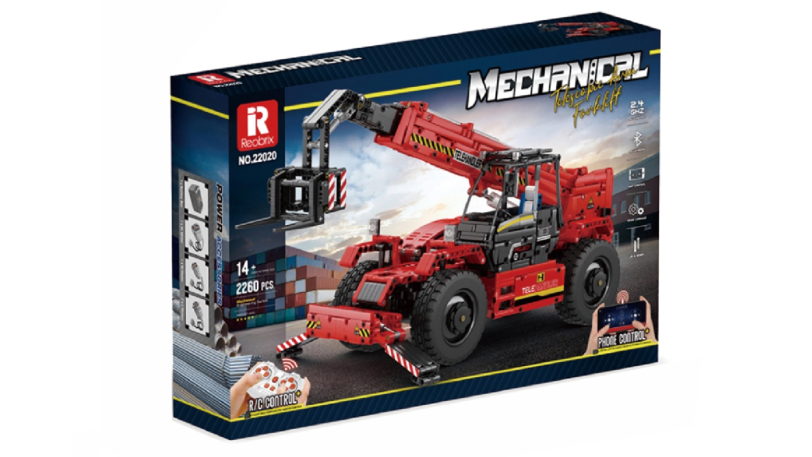 Reobrix Remote Control Version Telescopic Arm Forklift