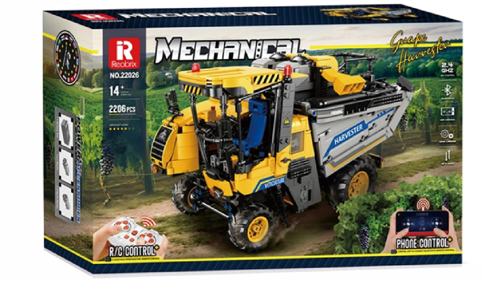 Reobrix Remote Control Grape Harvester 