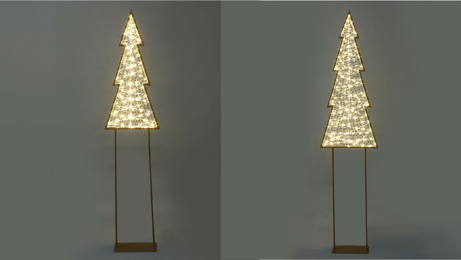 Lexi Lighting	2D Mesh Warm White Christmas Tree With Twinkle LED