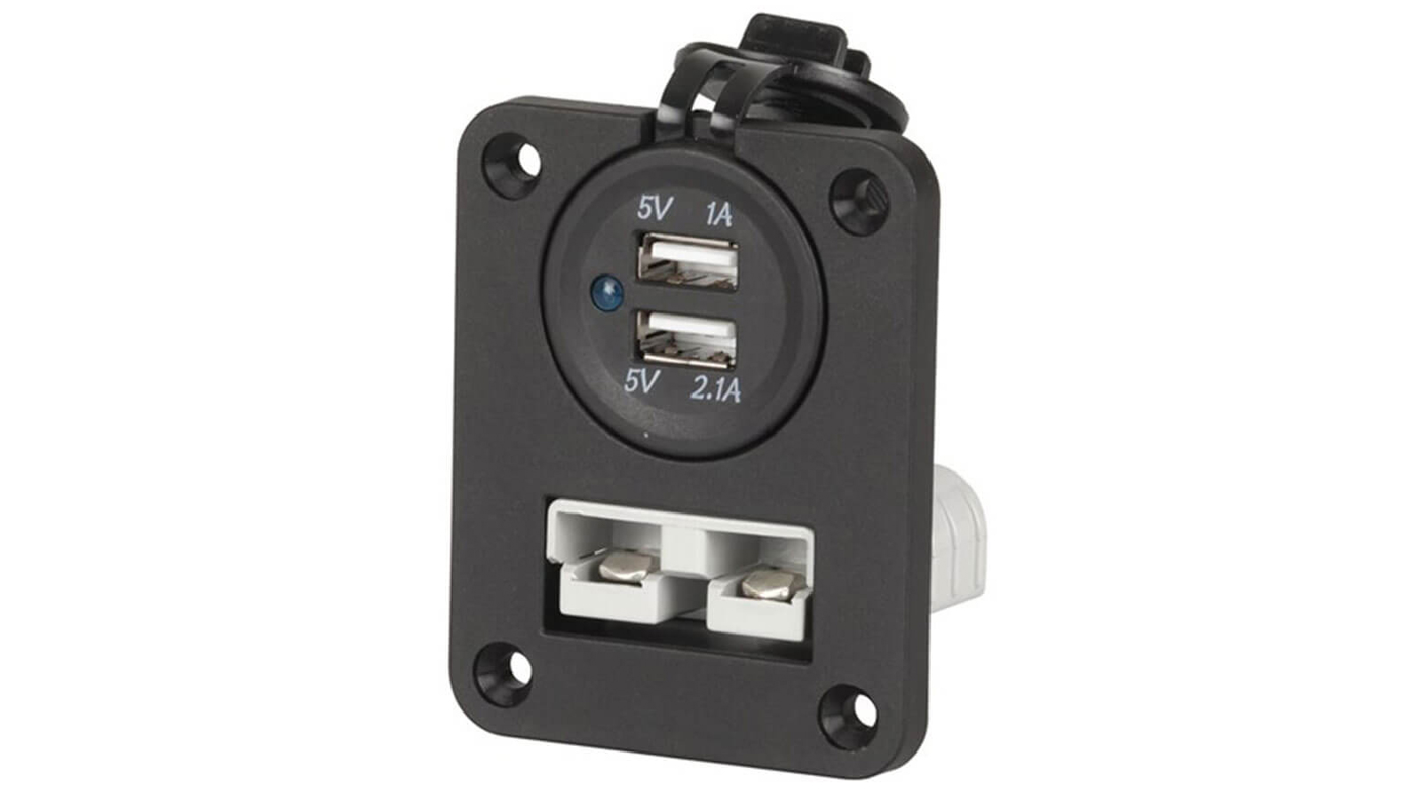 Latestbuy Panel Mount with 2 Pole anderson SB50 and USB Socket